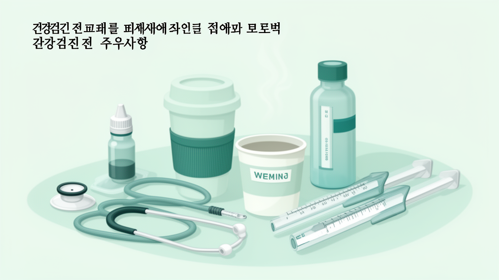 건강검진 전 커피를 피해야 하는 이유와 준비법 어떻게 준비할까? 건강검진 전 주의사항